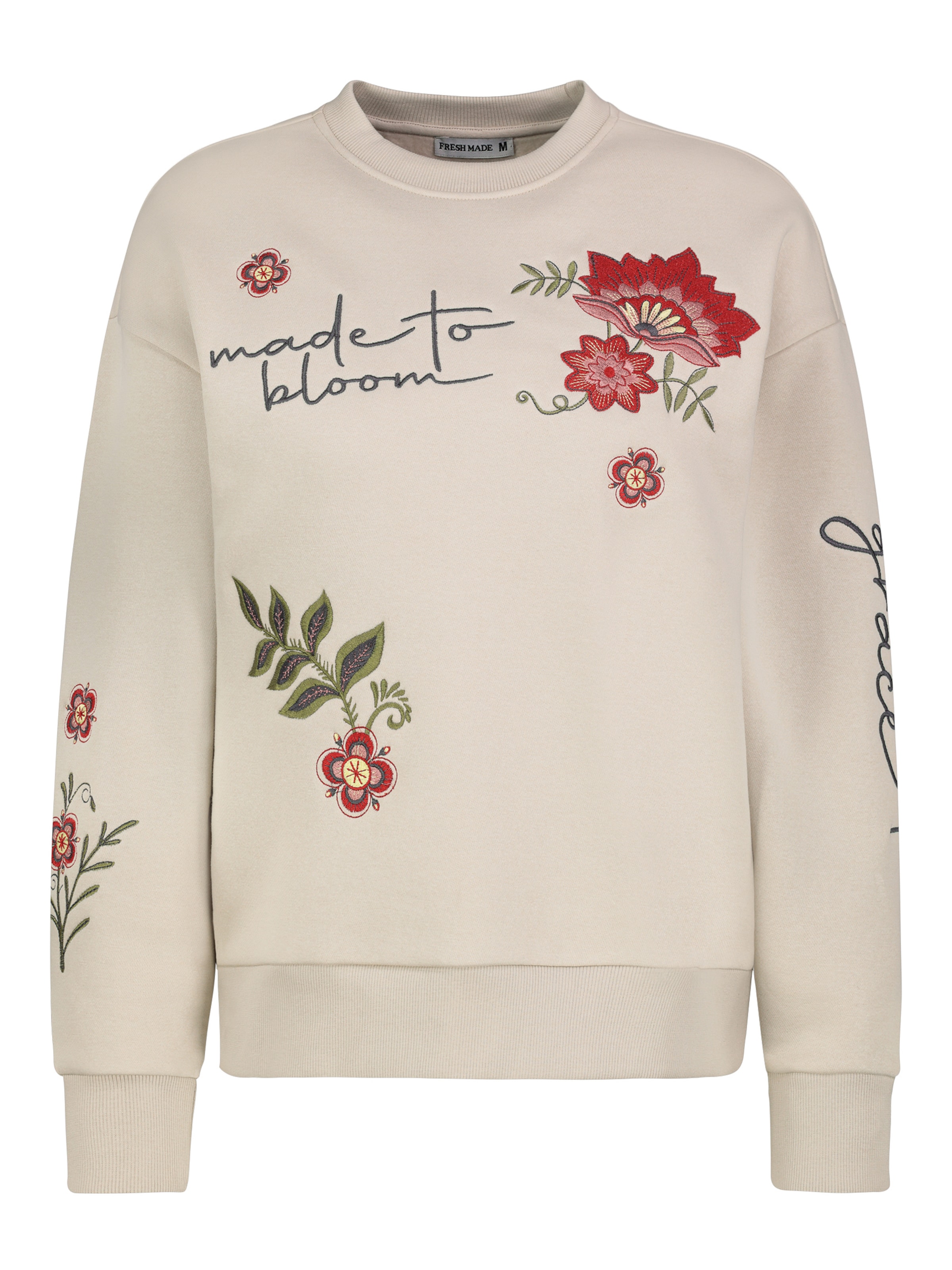 Fresh Made Sweatshirt in Beige: Vorderseite