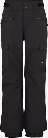 O'NEILL Loose fit Outdoor Pants in Black: front