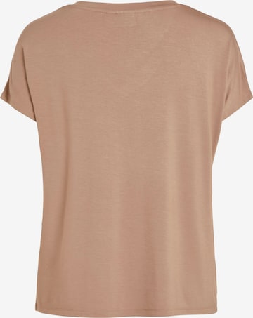 VILA T-Shirt 'Belis' in Braun