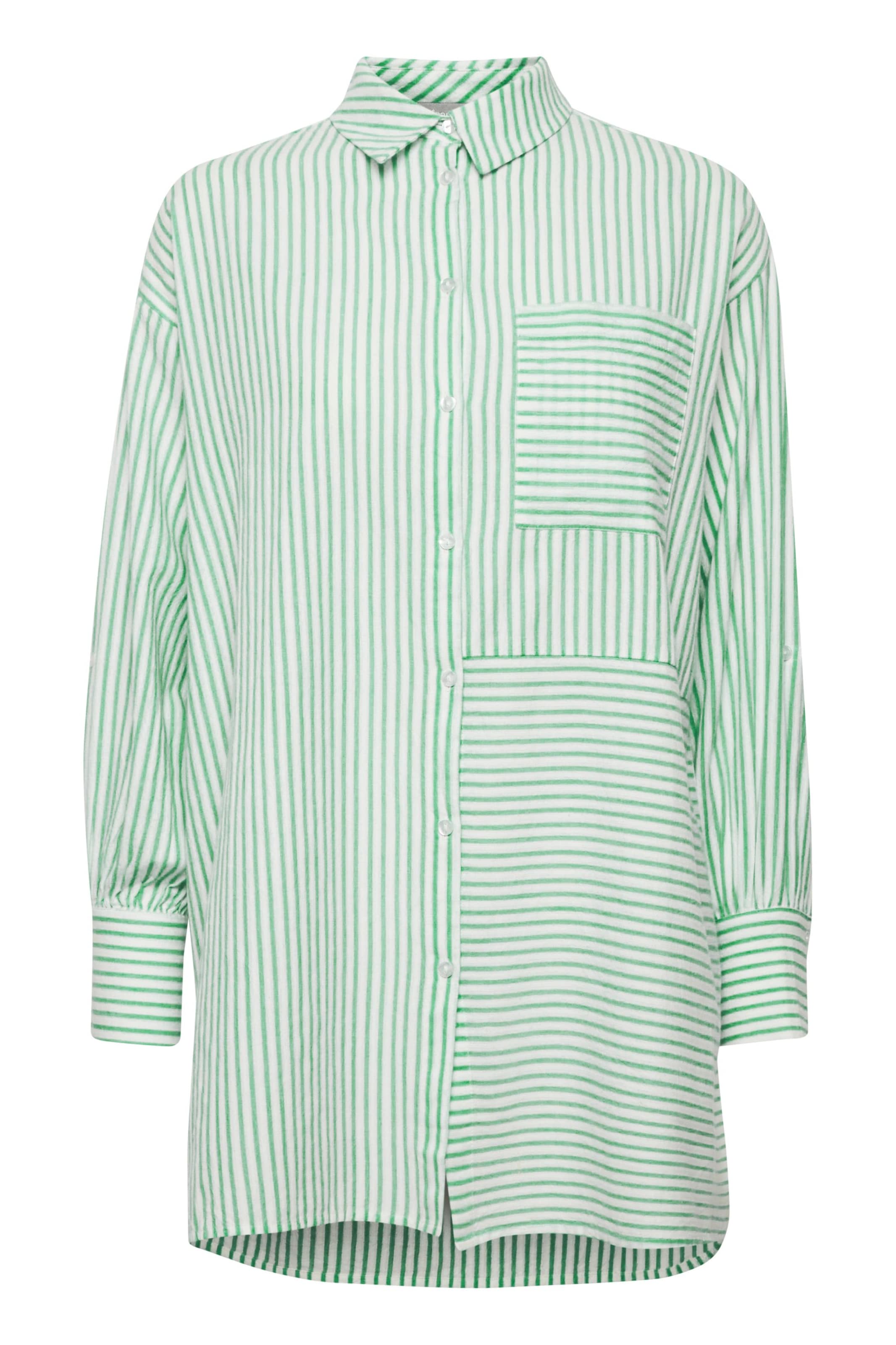 Chemisier 'Kaja' Fransa en vert : devant