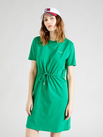 Robe '1985' TOMMY HILFIGER en vert : devant