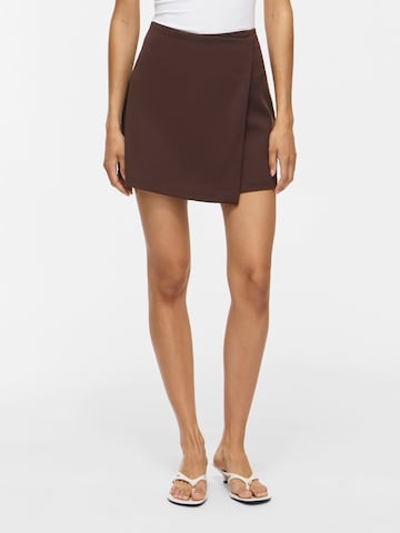 VILA Regular Skirt 'VIClara' in Brown: front
