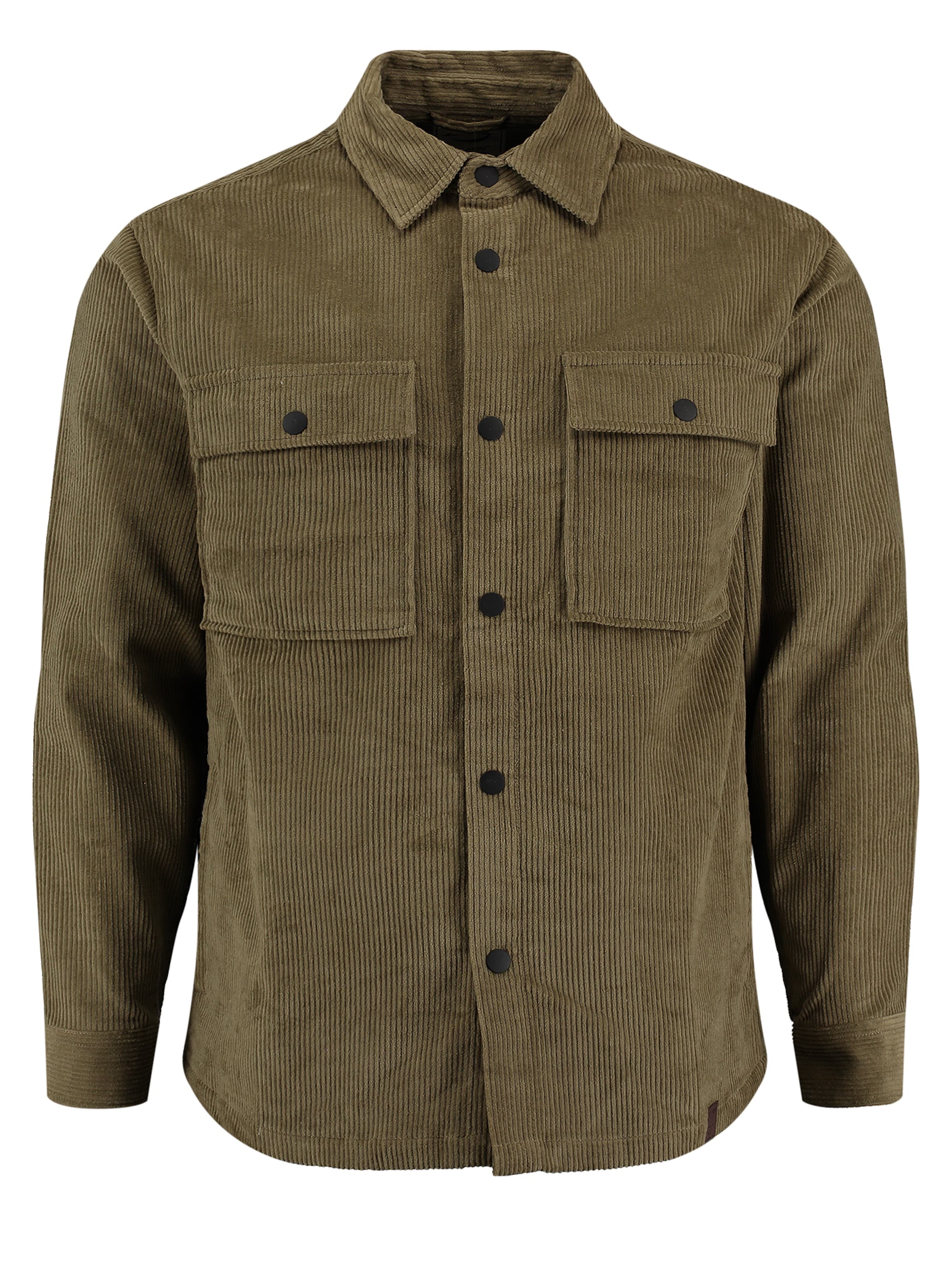 Key Largo Regular fit Button Up Shirt ' MONZA ' in Green: front