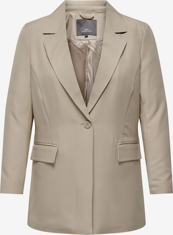 Blazer ONLY Carmakoma en beige : devant