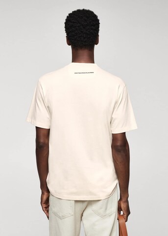 MANGO MAN T-Shirt 'Palm' in Gelb