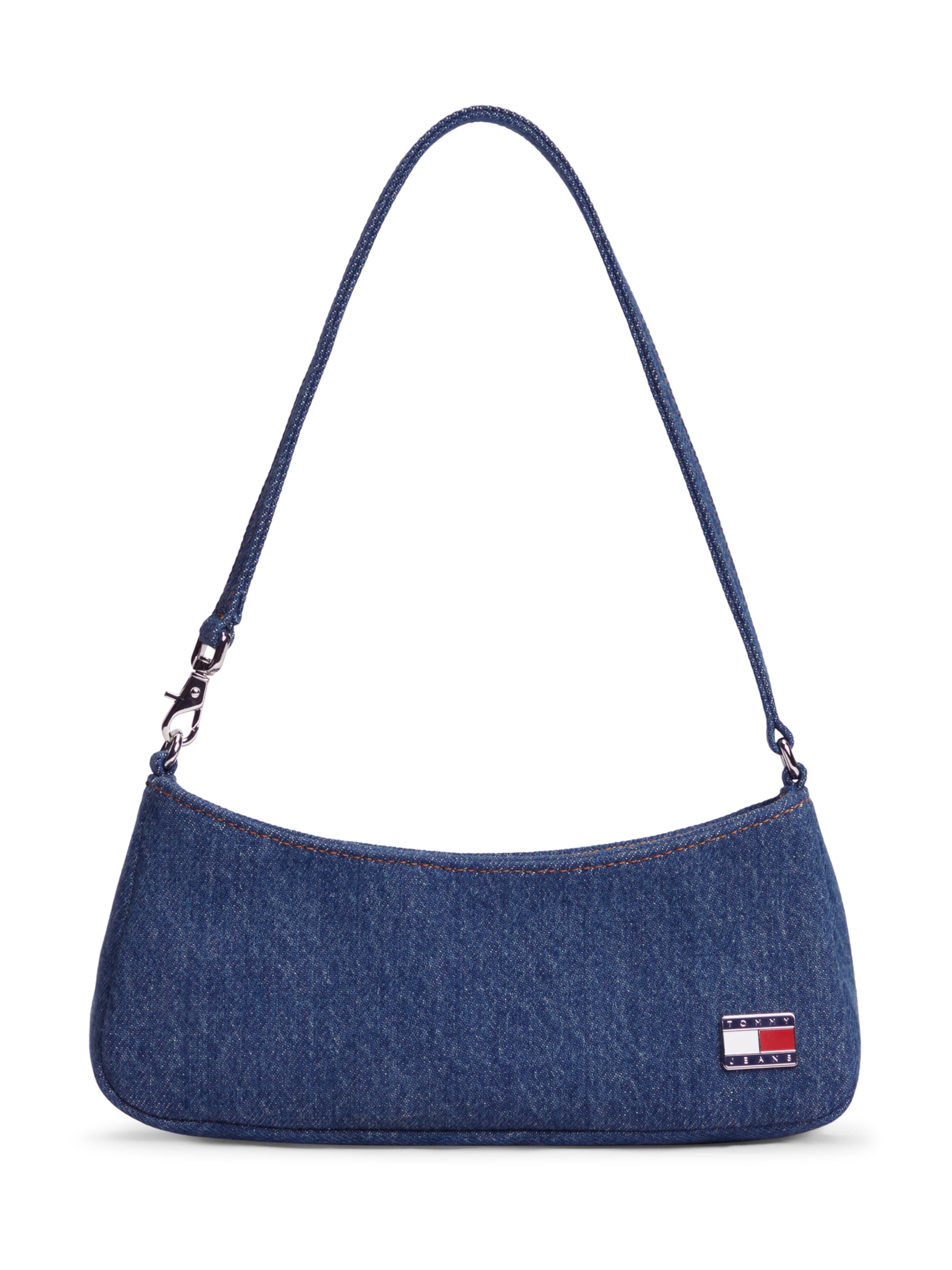 Borsa a spalla di Tommy Jeans in blu: frontale