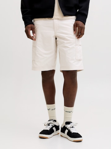 JACK & JONES Regular Cargo Pants 'JPSTCOLE MATTY' in Beige: front