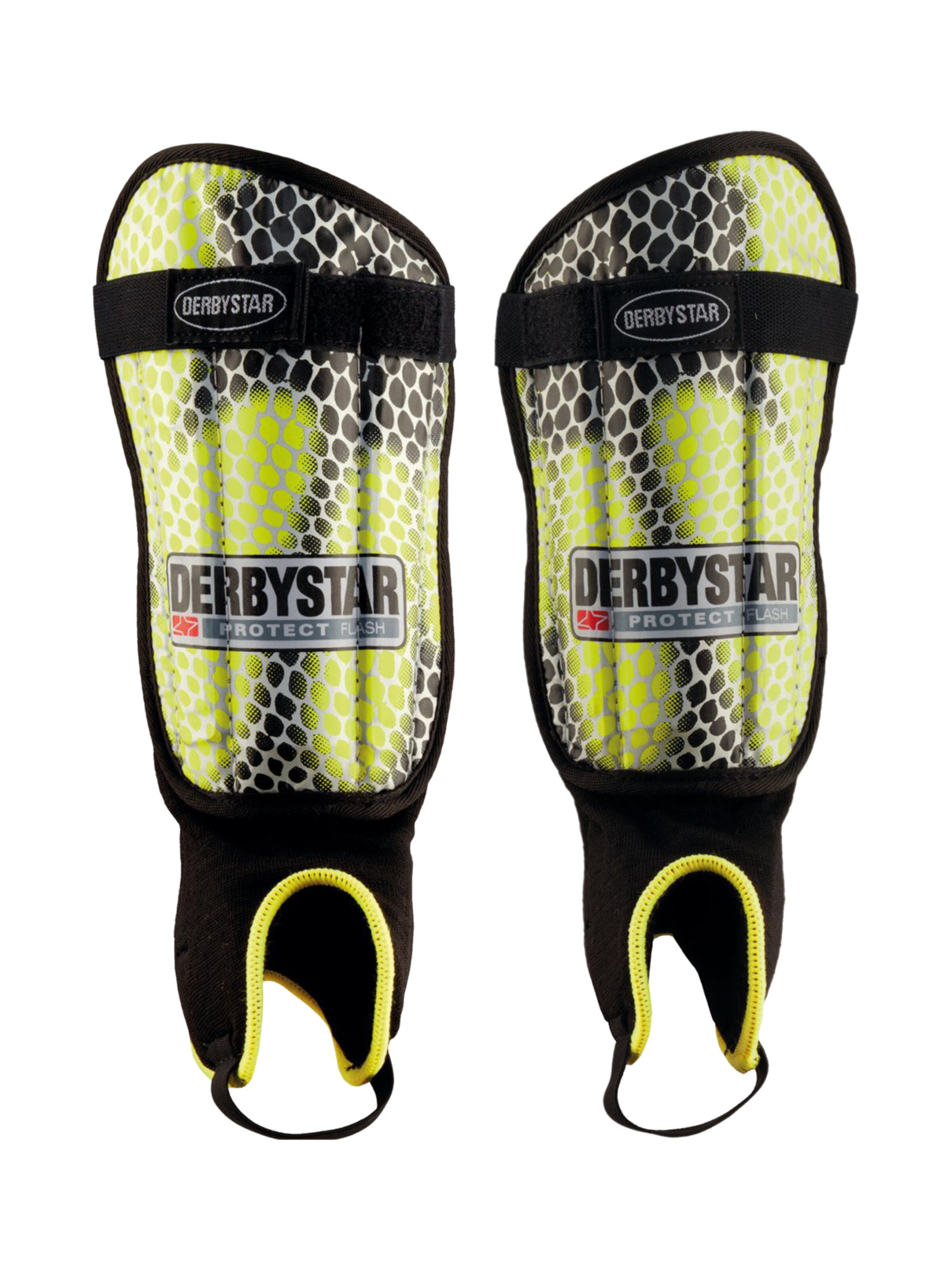 DERBYSTAR Schienbeinschoner in Gelb: Vorderseite