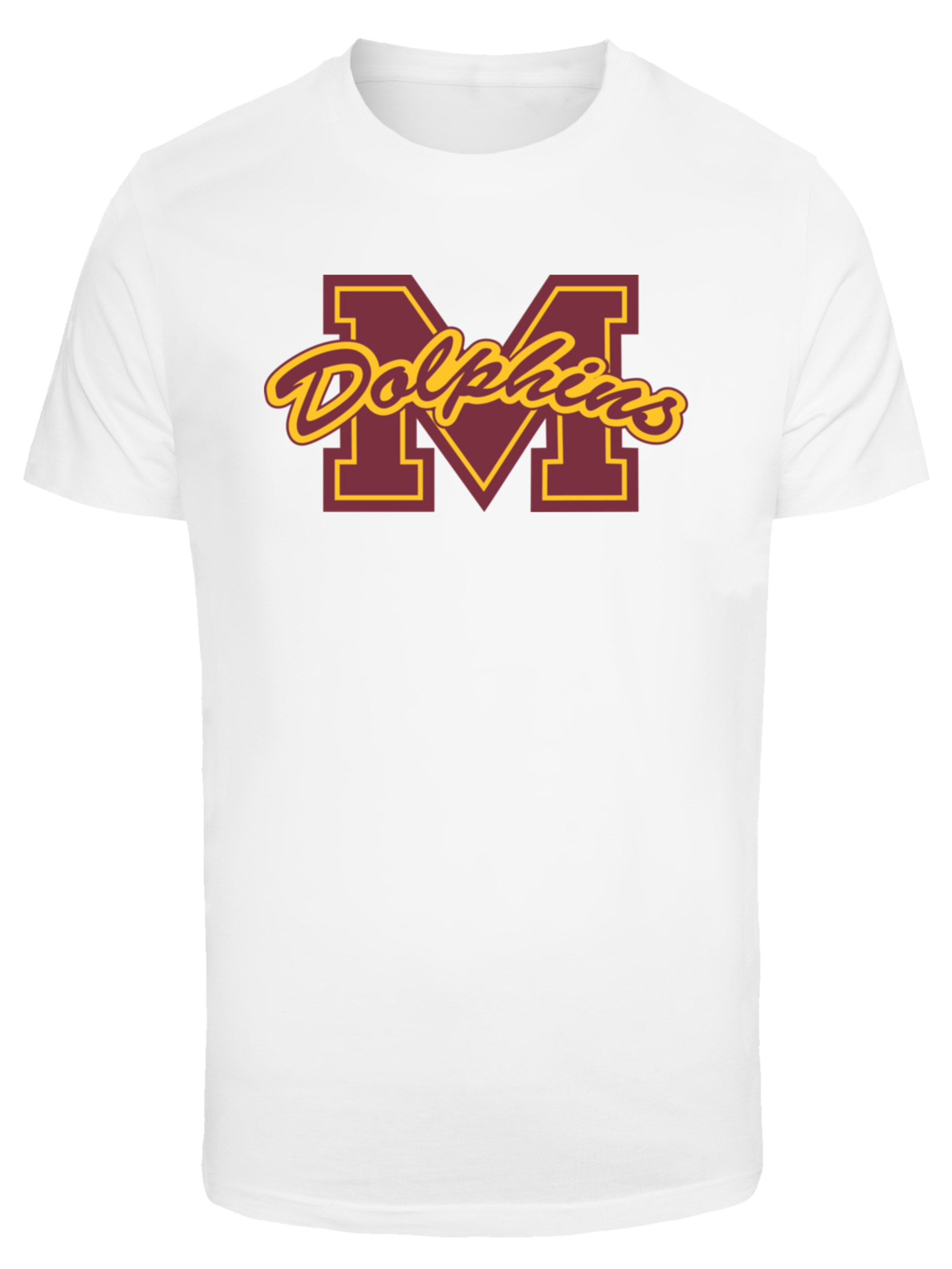 T-Shirt 'Sex Education M Dolphins Netflix TV Series' F4NT4STIC en blanc : devant