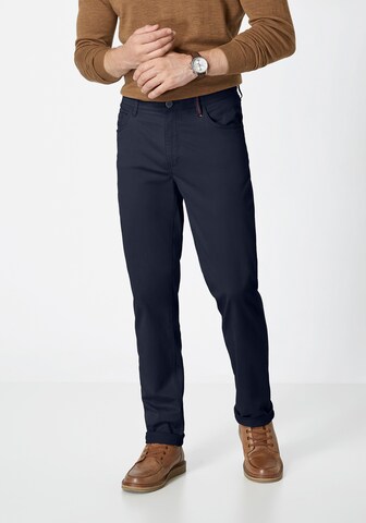 REDPOINT Regular Pants 'Montreal' in Blue: front