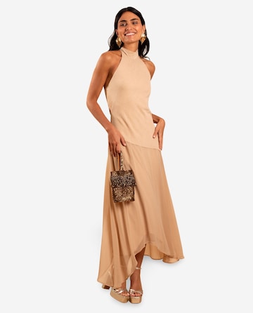 THE-ARE - Vestido em bege: frente