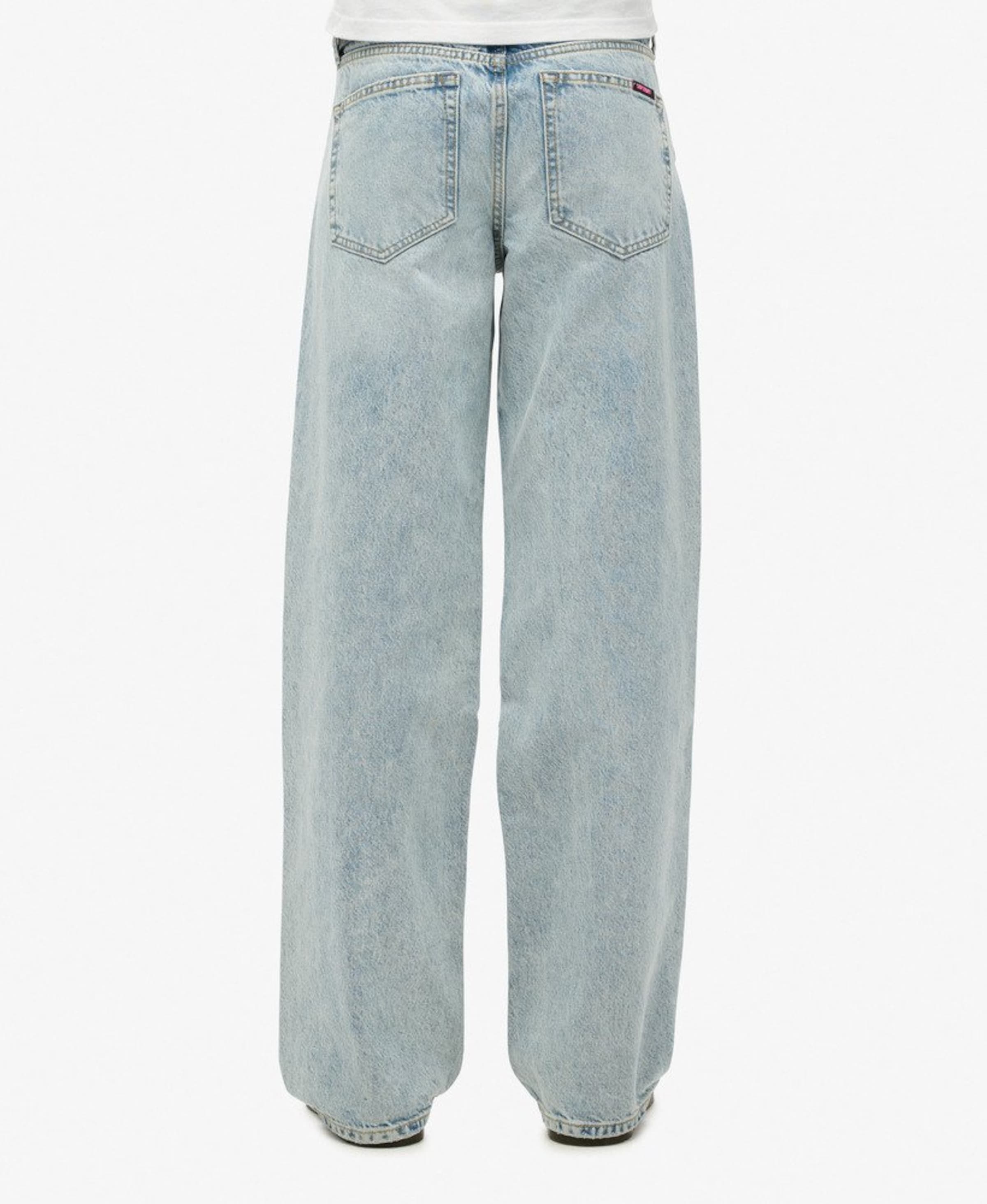 Superdry & Co Loosefit Jeans in Blauw