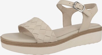 Sandales TAMARIS en beige : devant