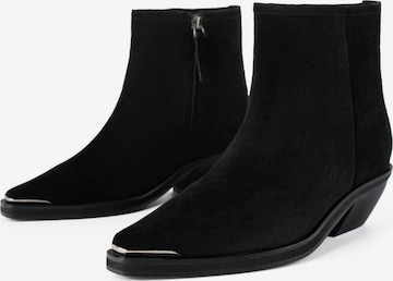 L37 HANDMADE SHOESGležnjače 'EVENT HORIZON' - crna boja: prednji dio