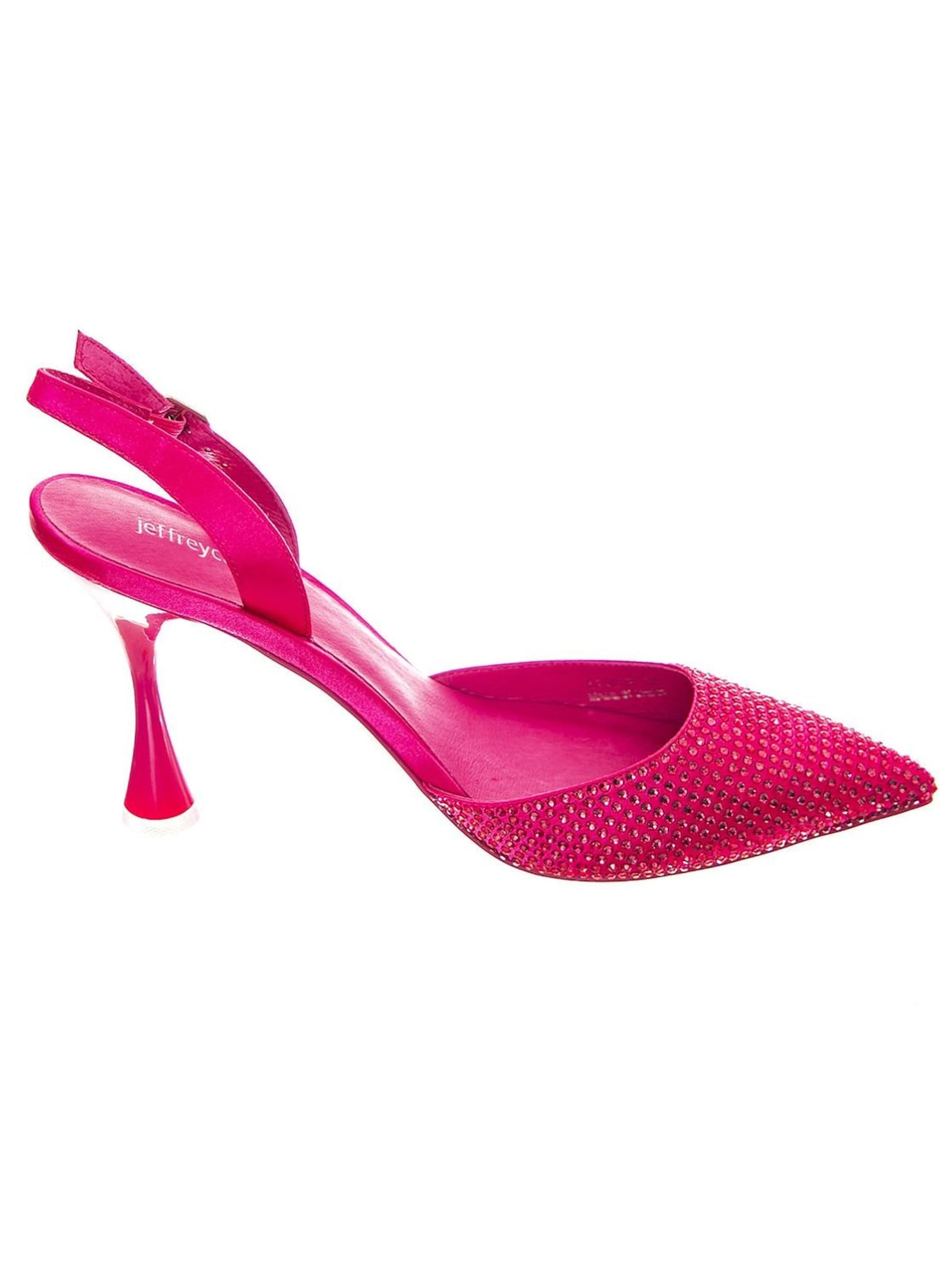 Jeffrey Campbell Slingpumps 'ZIVOTE FUCHSIA FABRIC' in Roze