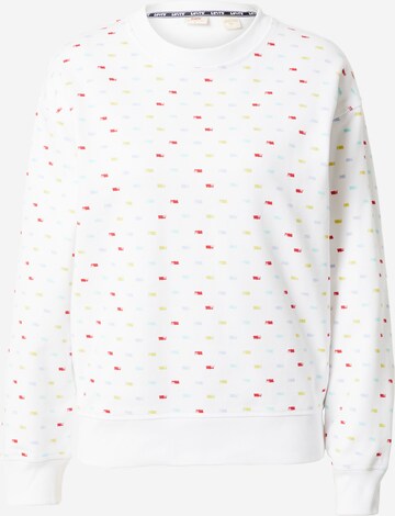 LEVI'S ® Μπλούζα φούτερ 'Graphic Standard Crewneck Sweatshirt' σε λευκό: μπροστά
