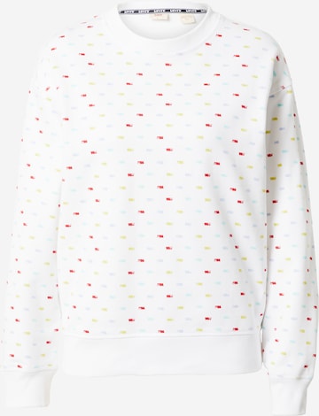 LEVI'S Sweatshirt in Wit: voorkant