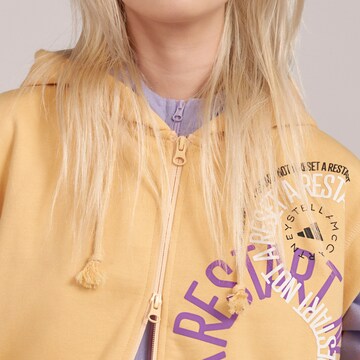 ADIDAS BY STELLA MCCARTNEY - Sudadera con cremallera deportiva 'Sleeveless' en amarillo