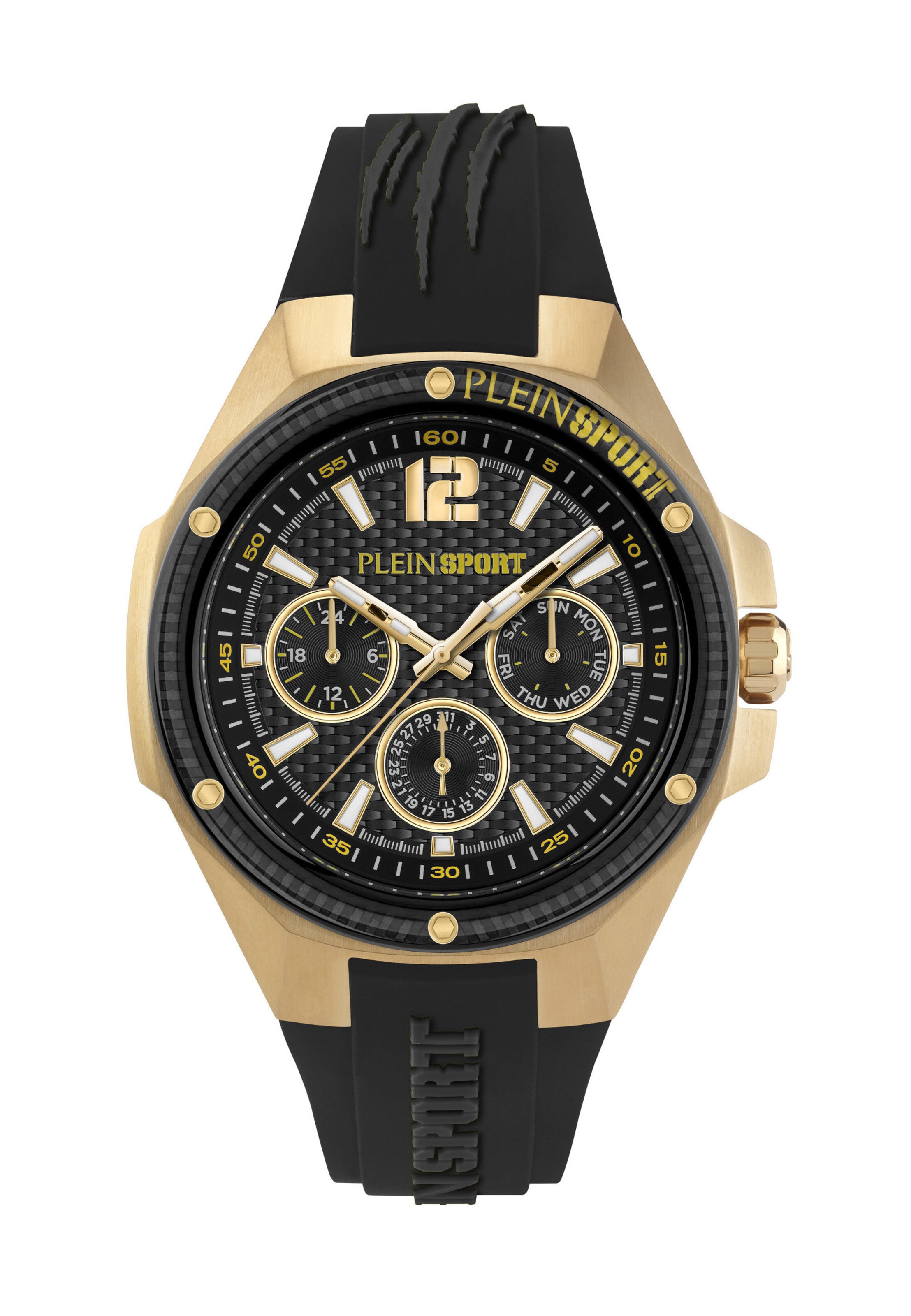 Montre à affichage analogique 'TIGERMASTER PRO' Plein Sport en noir : devant