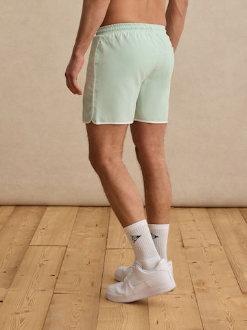 DAN FOX APPAREL Board Shorts 'Kerim' in Green