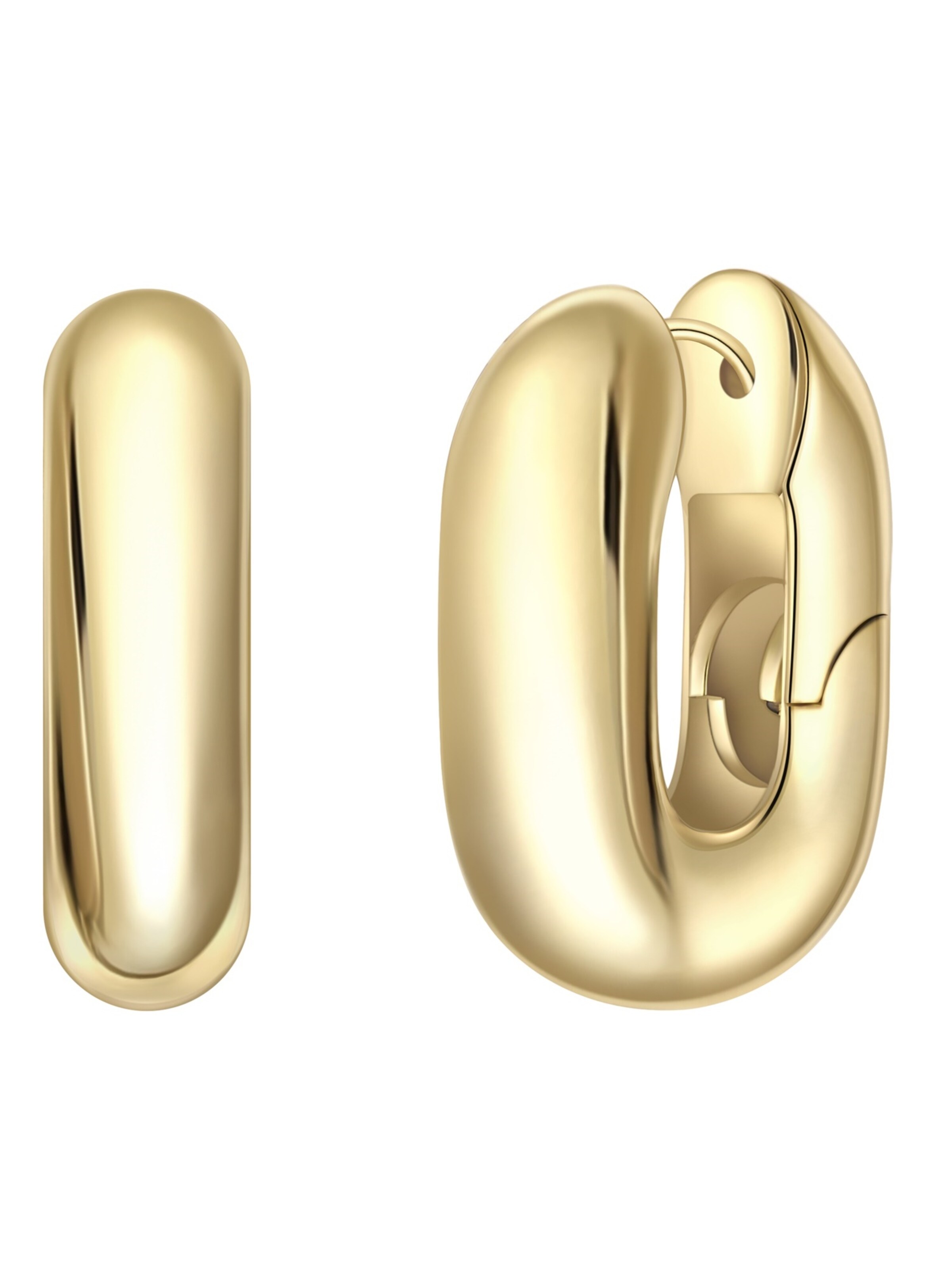 Yokoamii Earrings in Gold: front