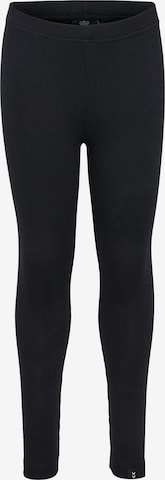 Hummel Regular Leggings in Black: front