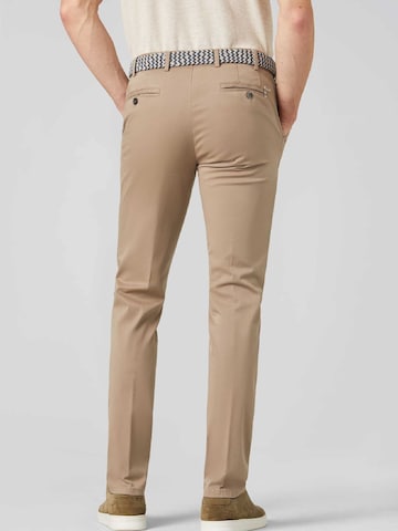 MEYER Slimfit Chino 'Oslo' in Bruin