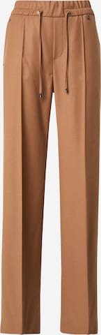 BOGNER Wide Leg Suorat housut 'ELLA-3' värissä ruskea: etupuoli