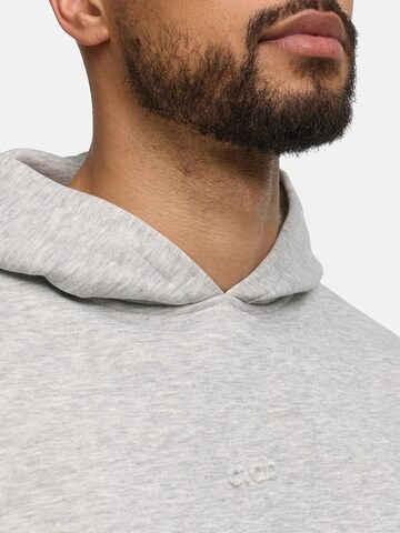 cfab (formerly creamy fabrics) Sweatshirt 'Menswear Relaxed Fit Classic Hoodie'‌‌‌‌ in Grau