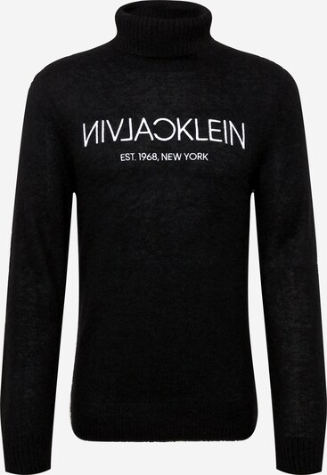 Calvin Klein Pullover in schwarz / weiß, Produktansicht