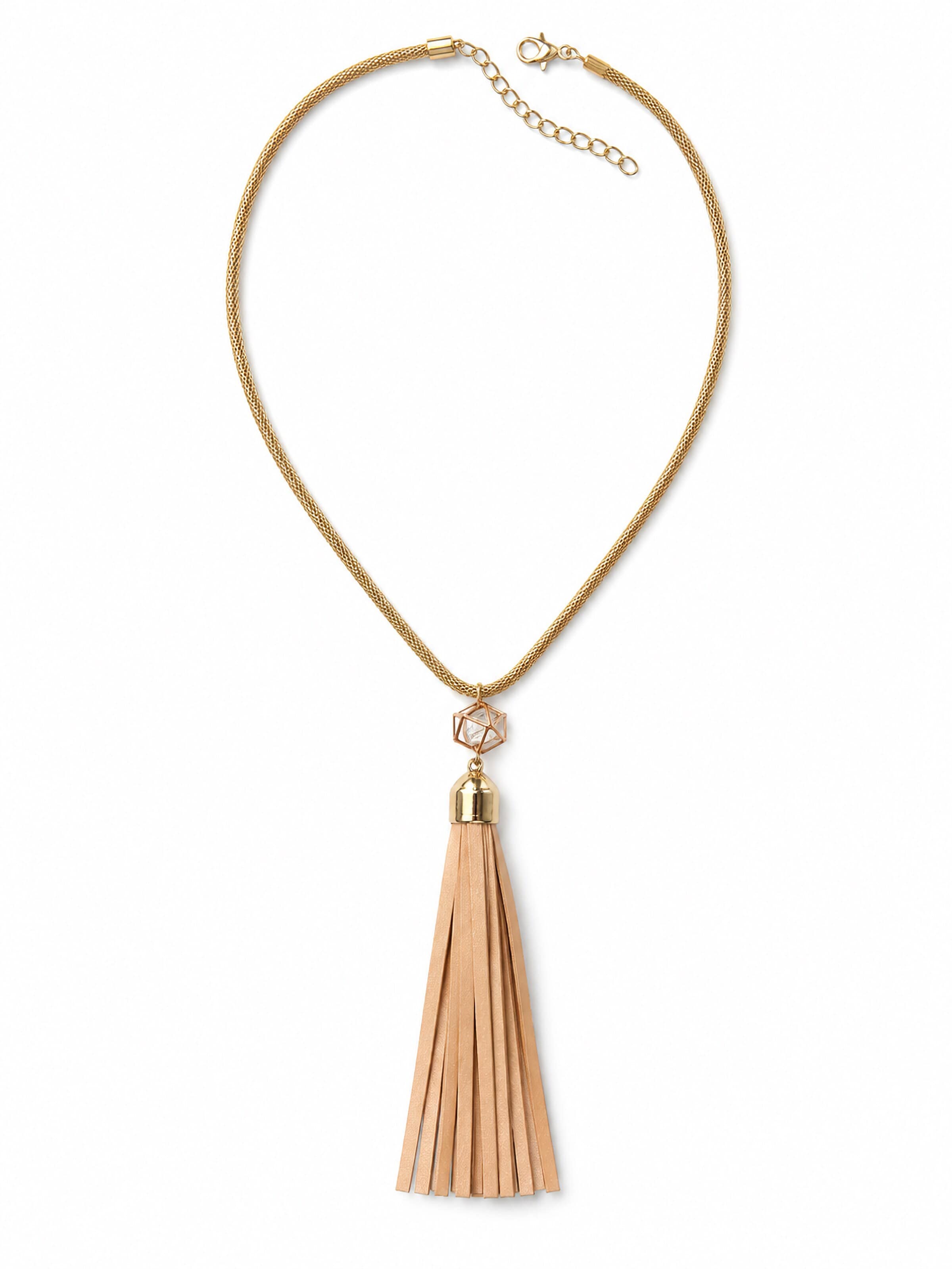 COLLEZIONE ALESSANDRO Necklace 'Gesa' in Gold: front