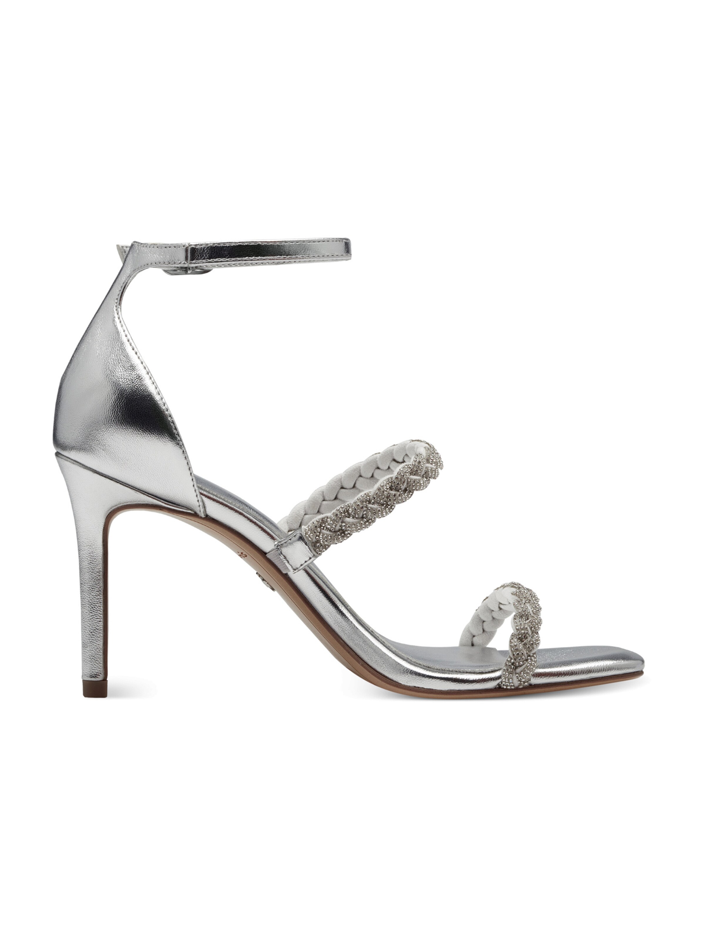 Sandales à lanières Tamaris en argent