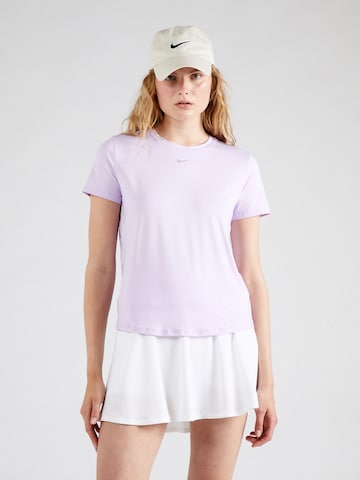 NIKE Performance shirt 'ONE CLASSIC' in Purple: front