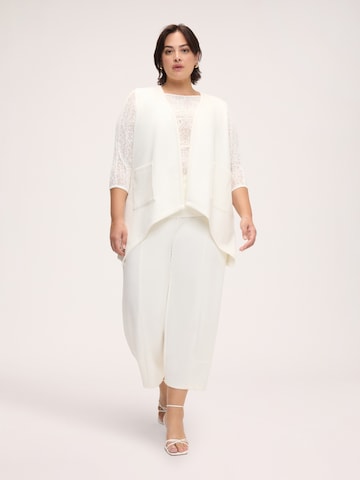 Baggy Pantalon Fiorella Rubino en blanc