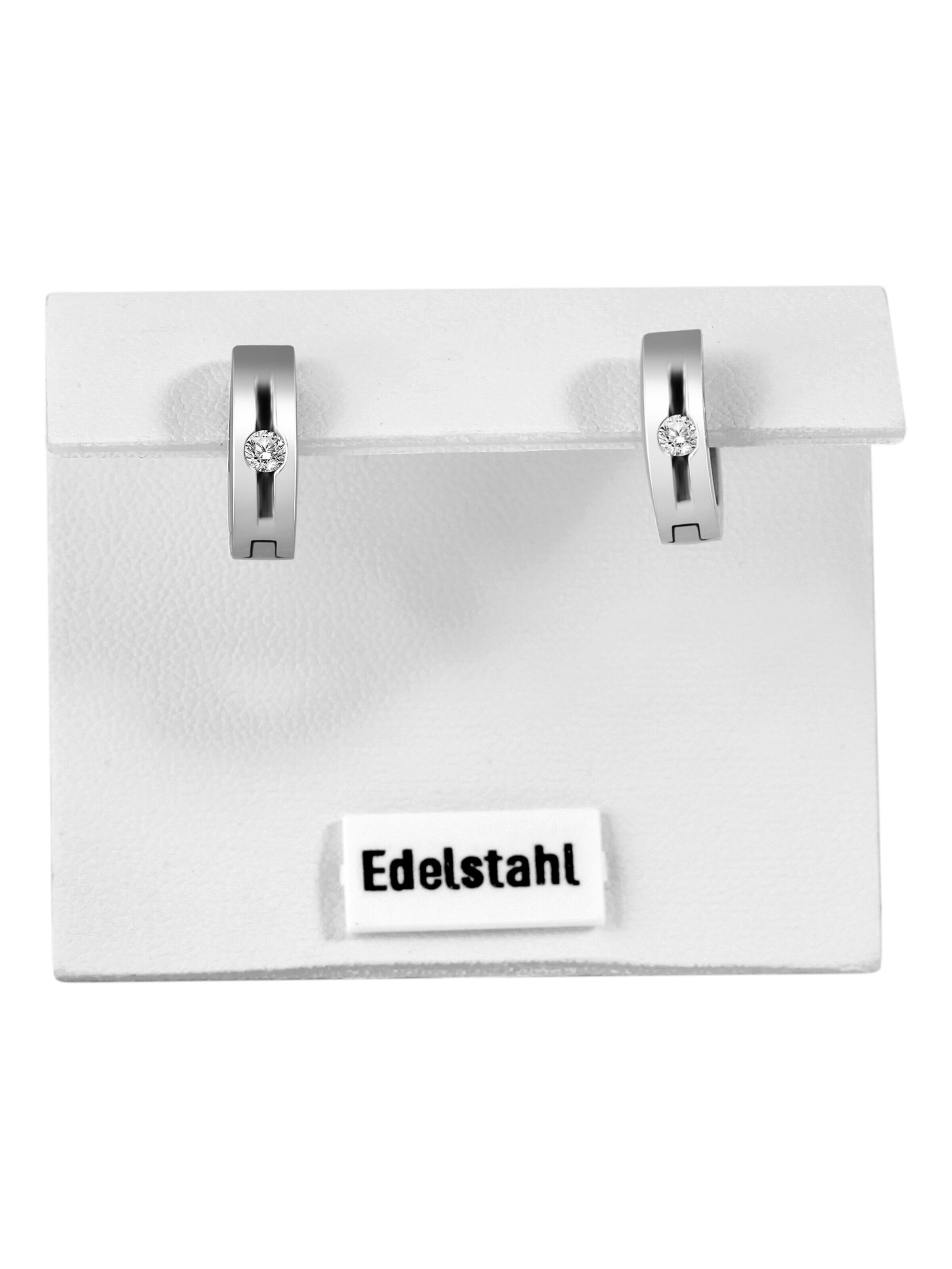 Akzent Earrings 'Elfi, langlebig' in Silver: front