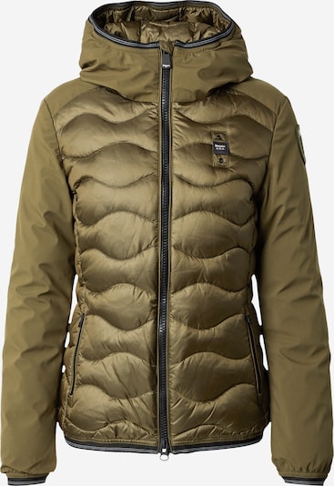 Blauer.USA Veste mi-saison en olive, Vue avec produit