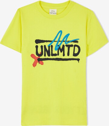 DeFacto Shirt in Yellow: front