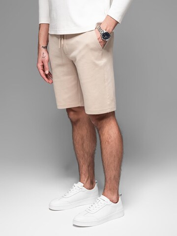 Ombre Slimfit Broek in Beige