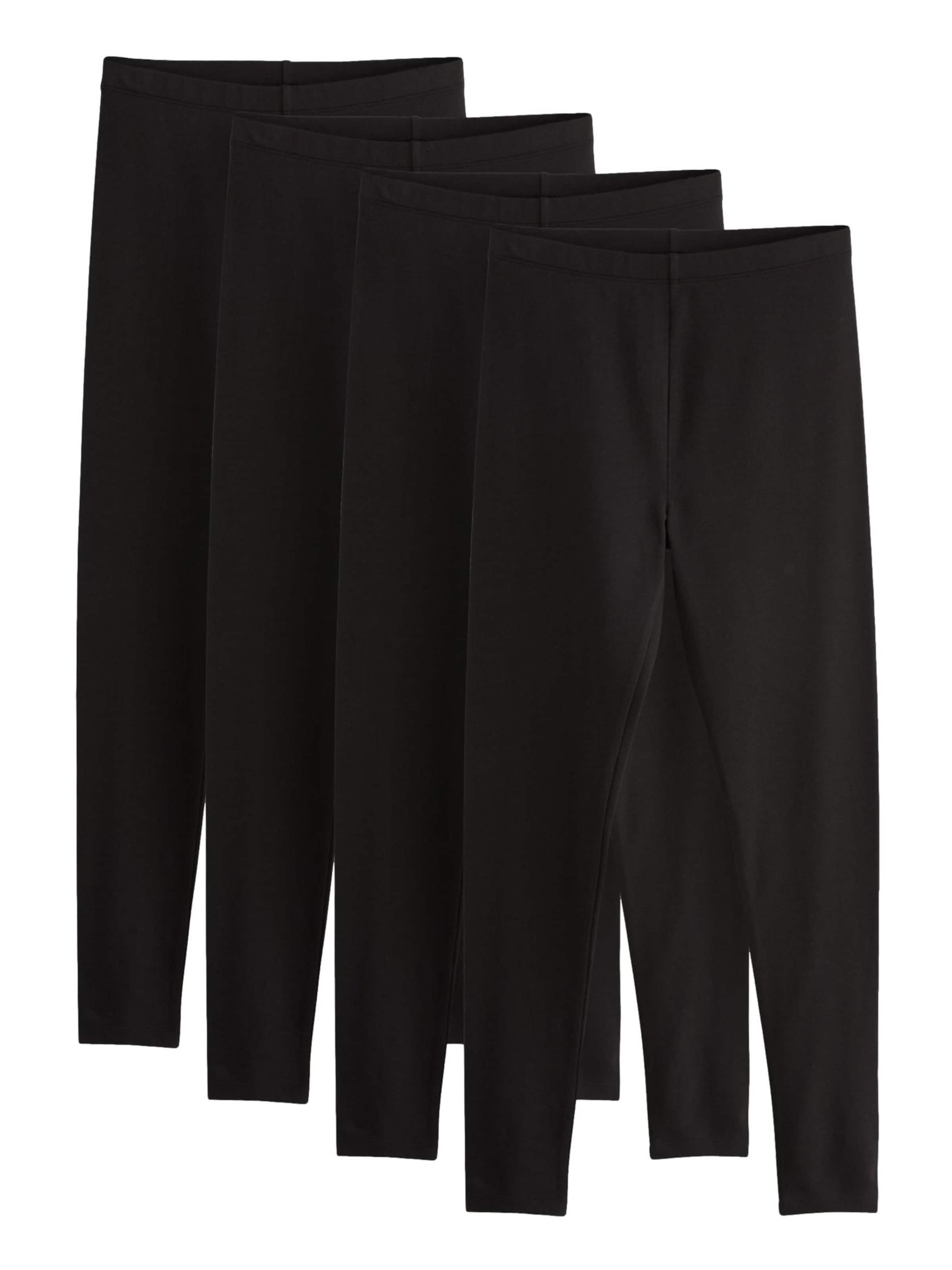 The Set Skinny Leggings in Schwarz: Vorderseite