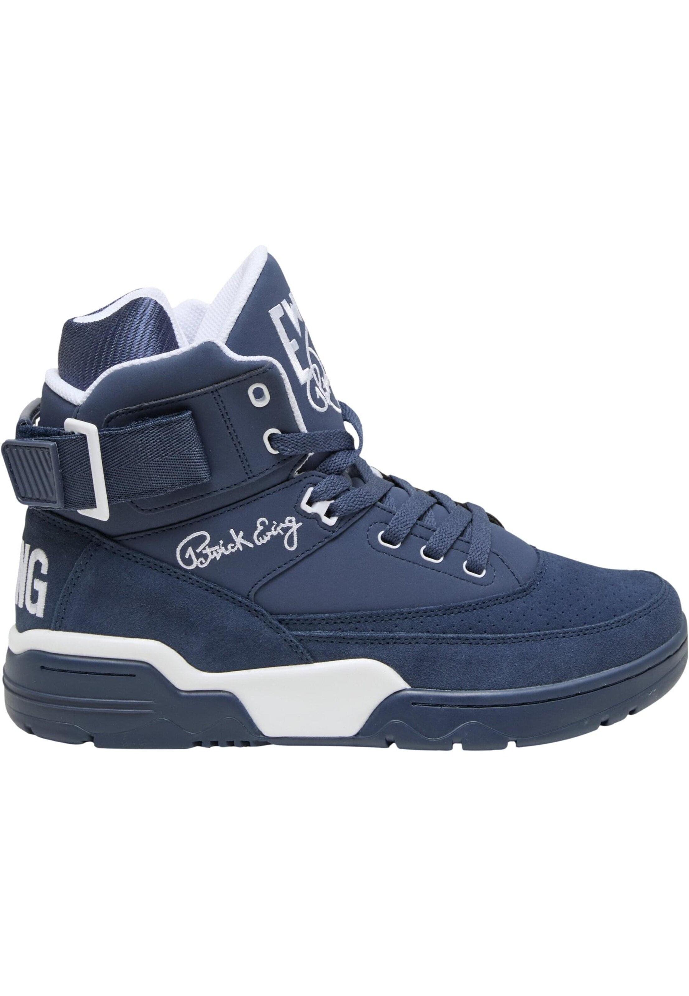 Ewing Sneakers hoog in Blauw: voorkant