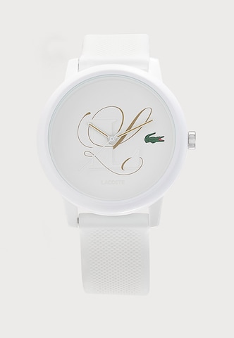 LACOSTE Analog watch '12.12' in White: front