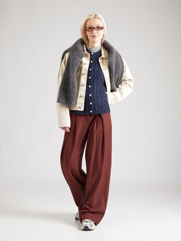 VILA Gebreid vest 'VIHILDE' in Blauw