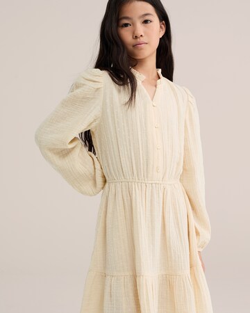 WE Fashion Jurk in Geel: voorkant