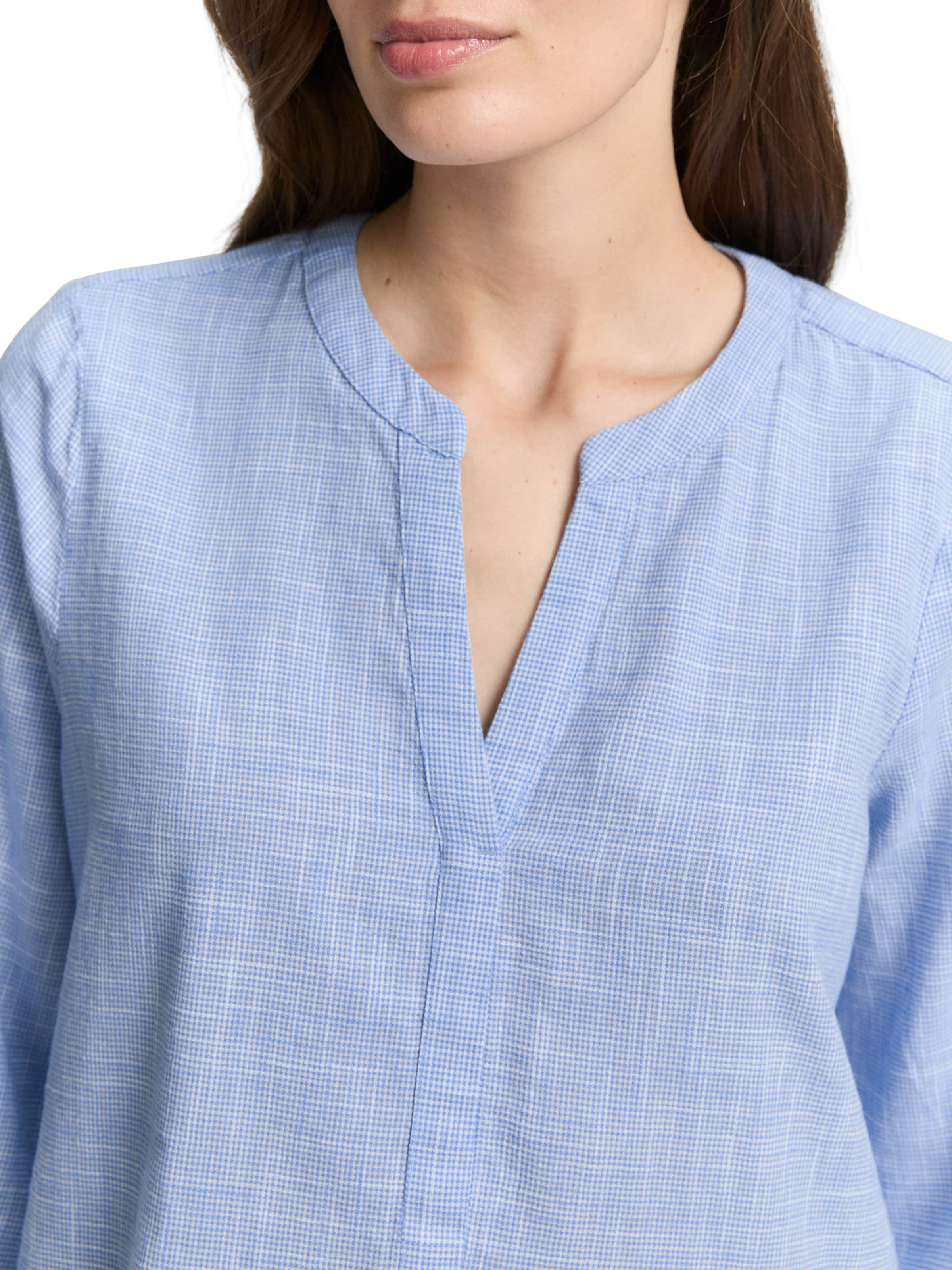 TOM TAILOR Bluse in Blau