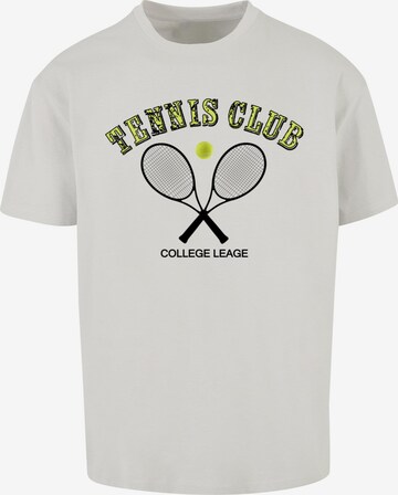Merchcode Shirt 'Tennis Club' in Weiß: predná strana