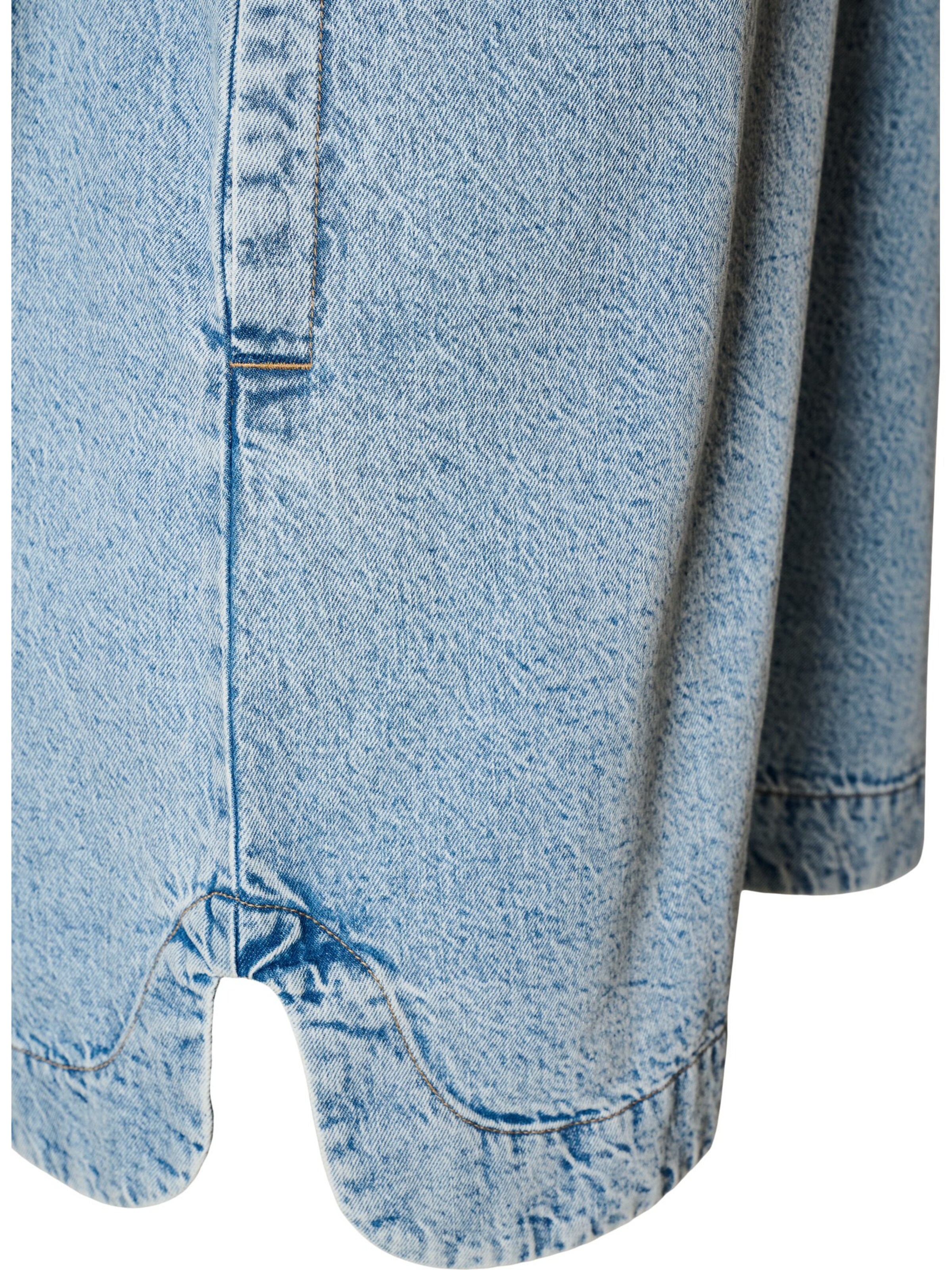 Zizzi Платье-рубашка 'Jtamy' в Синий