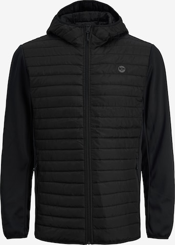 JACK & JONES Regular fit Between-Season Jacket in Black: front