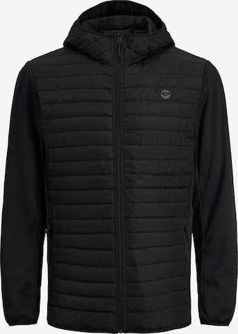JACK & JONES Regular fit Prehodna jakna | črna barva: sprednja stran
