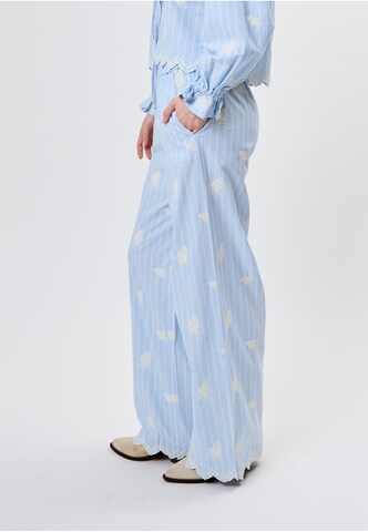 Wide leg Pantaloni 'Leni' di OH APRIL in blu