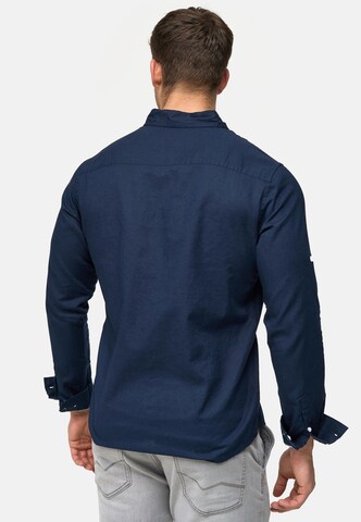 Coupe regular Chemise 'Brayden' INDICODE JEANS en bleu